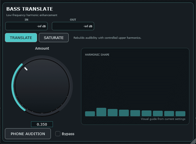 BassTranslate plugin interface