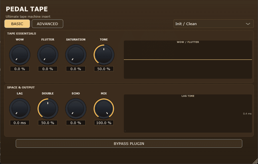 PedalTape plugin interface