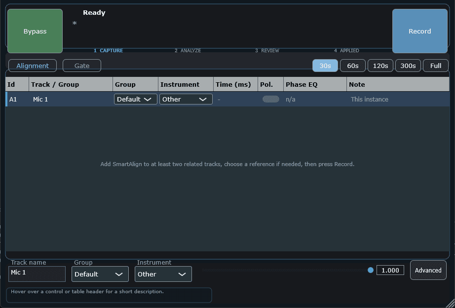 SmartAlign plugin interface